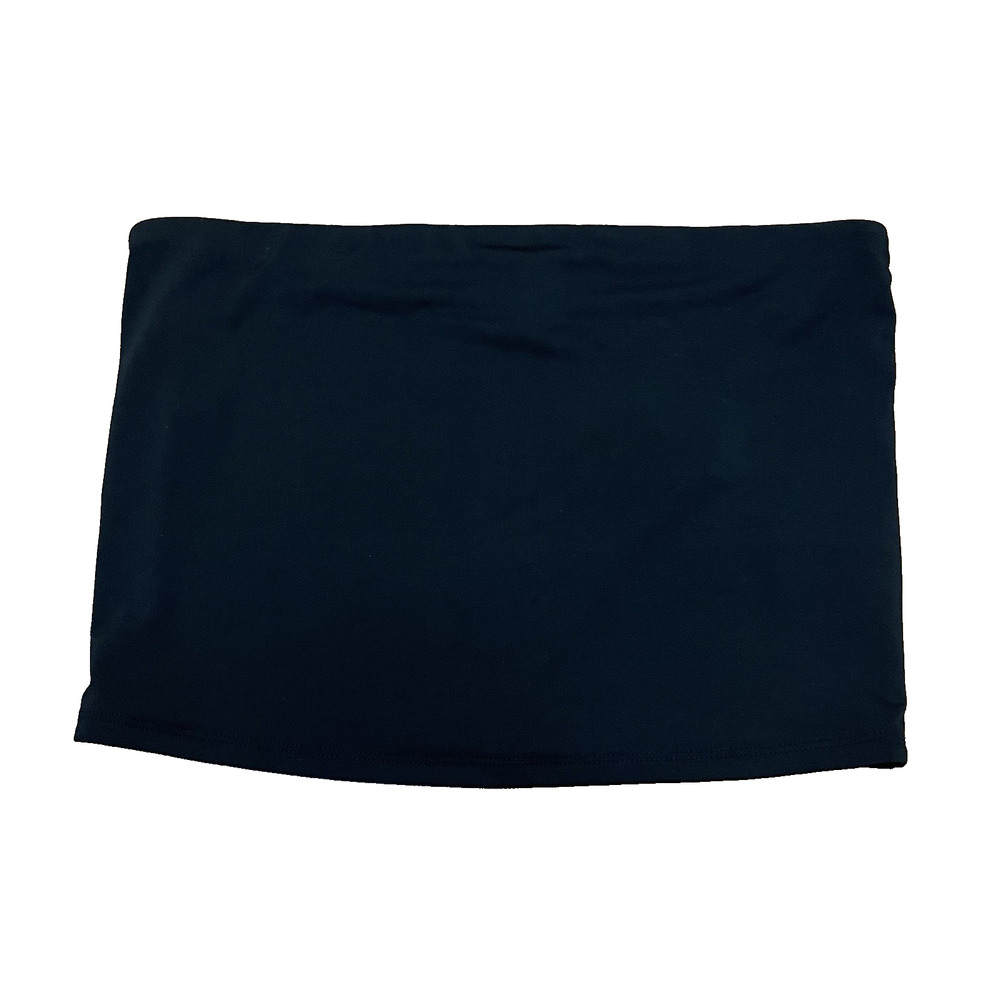 NEW! Express strapless black crop top bandeau size medium